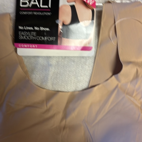 NWT BALI Comfort Bra Style DF3491 size XL Nude No Lines Wire Free $44 - Picture 6 of 7